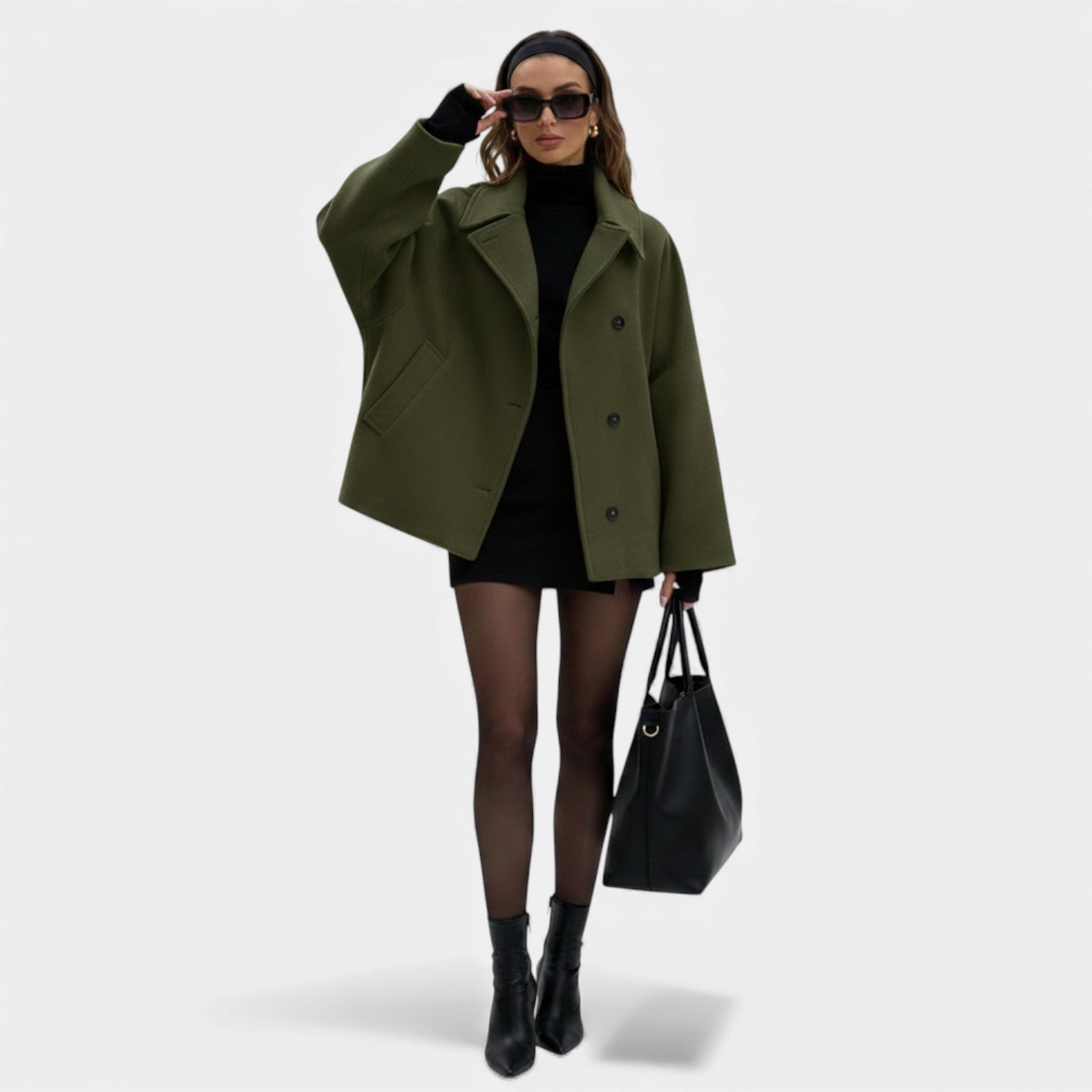 abrigo oversize atemporal | solapa ancha